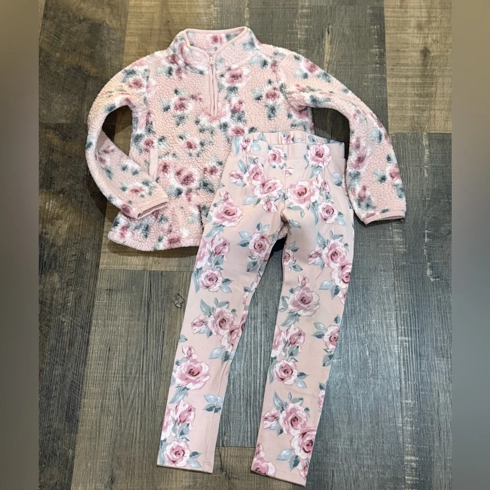 Gymboree Pink Floral Set